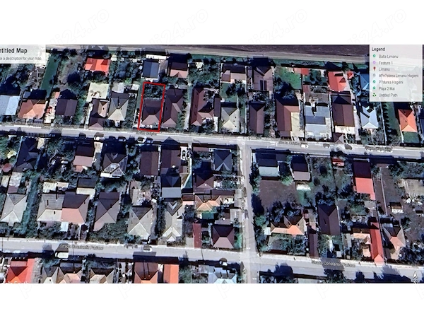 Casa de vânzare în Valu lui Traian, pe partea dreapta dinspre Constanta