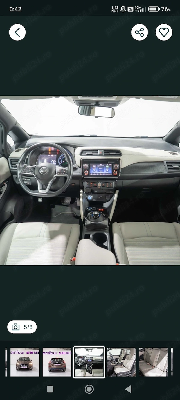 NISSAN Leaf 2019 — imagine 6