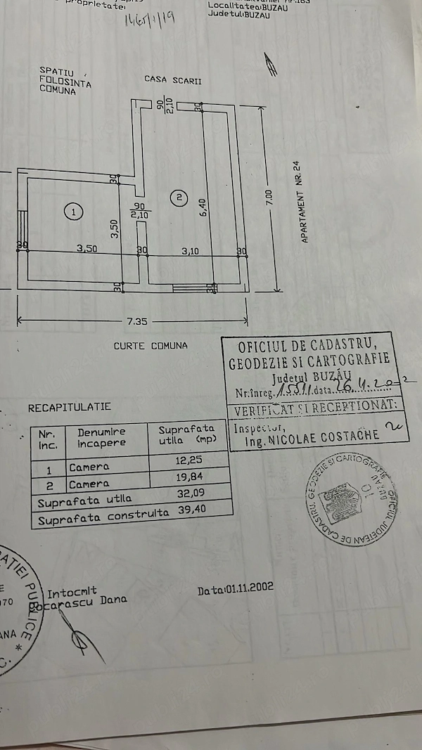 Camere de camin Str Transilvaniei, 32 m2 utili 39.40 construibili — fotografia 2