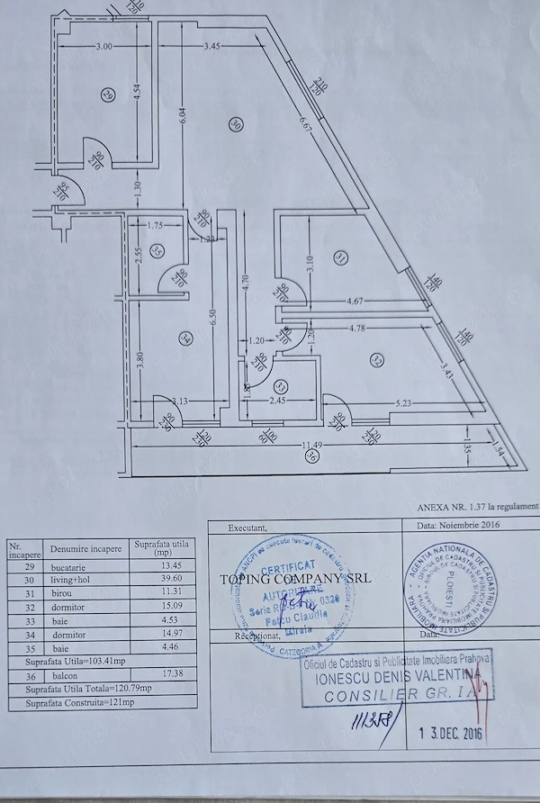 Apartament 4 camere de vânzare Ploiești