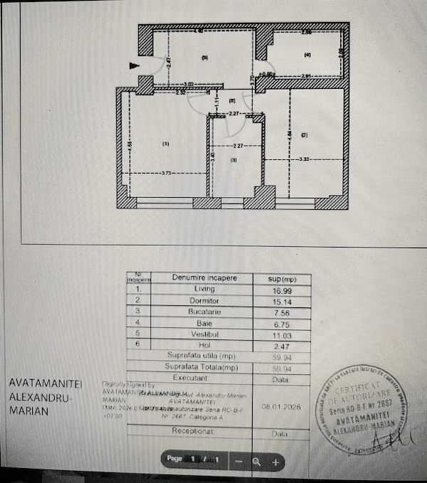 Proprietar, vand apartament 2 camere, finisaje premium