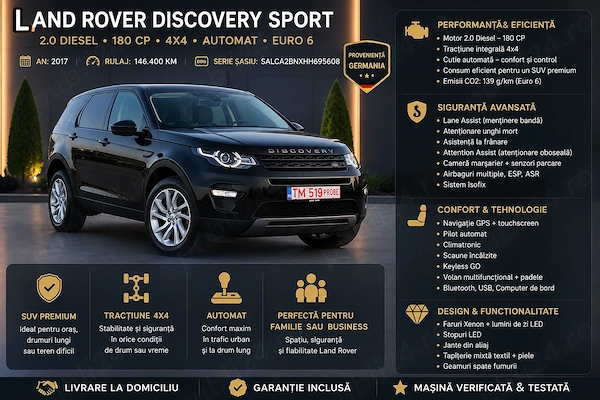 LAND ROVER Discovery Sport 2017 — imagine 4