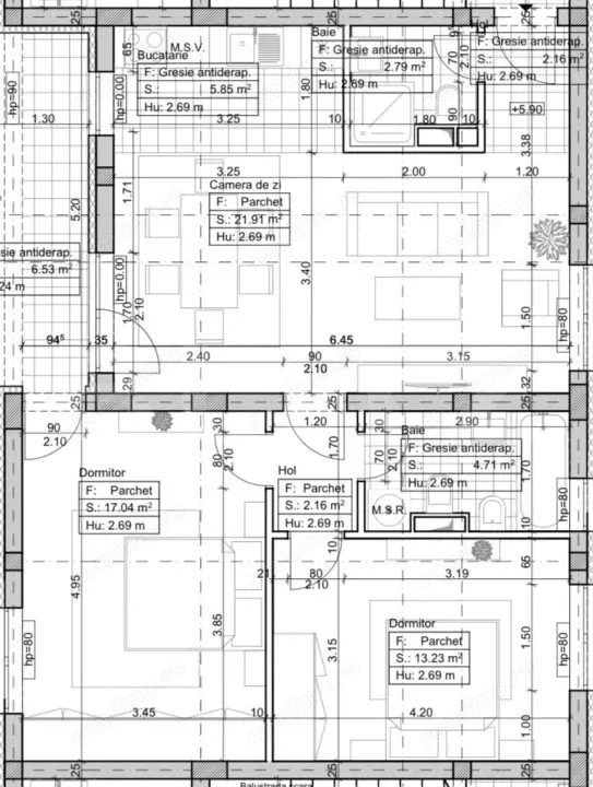 Apartament 3 camere, 70 mp, Braytim — fotografia 1