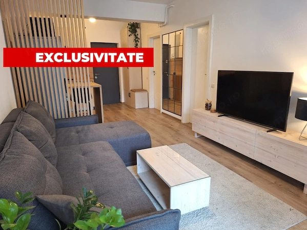 Apartament 2 camere de vânzare finisat premium mobilat și utilat Fabrici 105 — fotografia 1