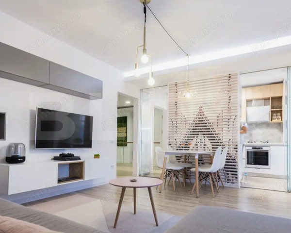 Apartament 2 camere, living cu bucătărie open space, balcon – 59 mp utili — fotografia 1