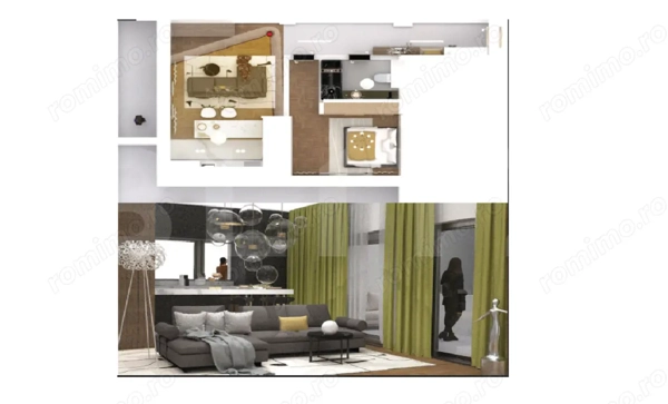 Apartament 2 camere, 83.62 mp, ansamblu 0% Comision Achiziție, Calea Severinului — fotografia 1