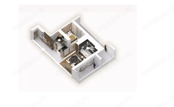 Apartament 2 camere, 83.62 mp, Ansamblu 0% Comision, zona Calea Severinului — fotografia 3