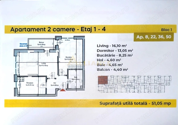 Apartament 2 camere decomandat | Sector 4 – Postalionului — fotografia 3