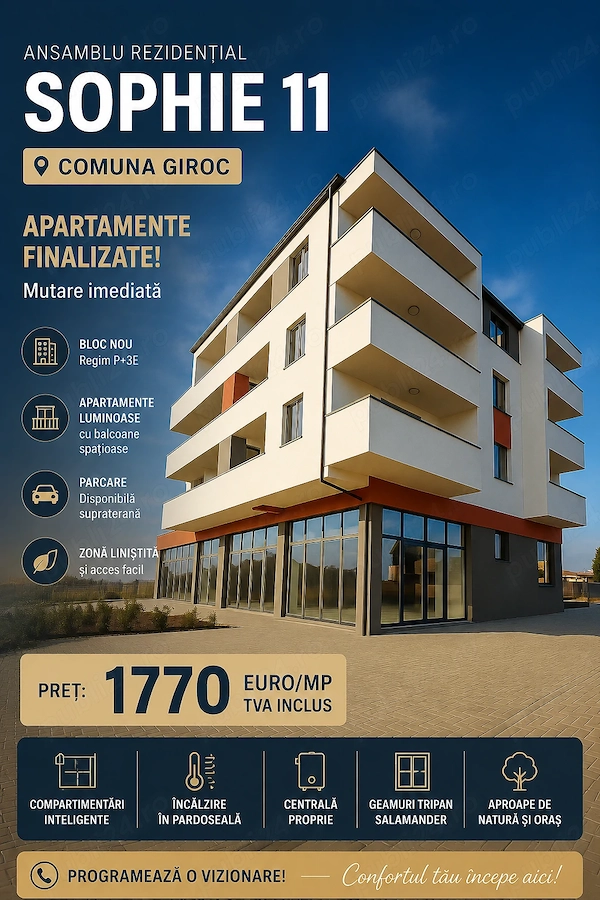 !!! mp !!! Apartament 2 camere in Ansamblul Rezidential Sophie 11 — fotografia 1