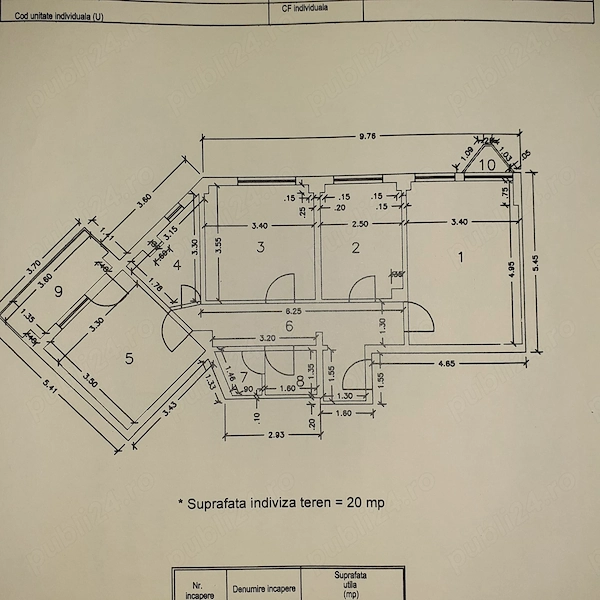 Vând apartament cu 3 camere în Slobozia — fotografia 1