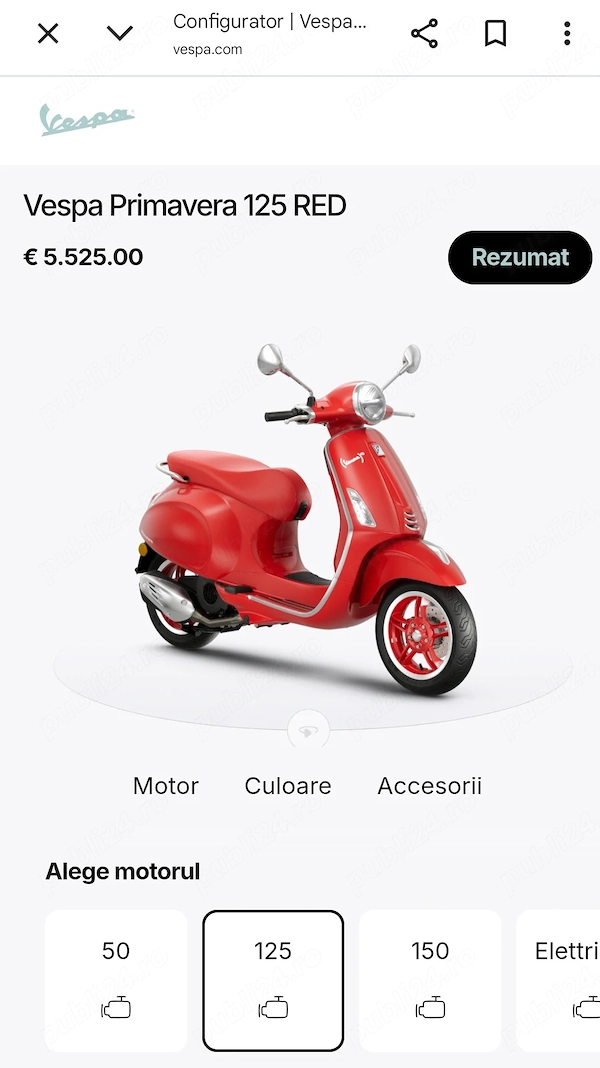 Vespa Primavera 125 2025 , NOU - 0 km, euro 5+, editie RED