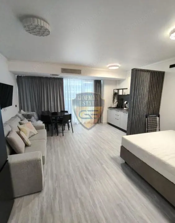 Studio Mamaia Nord White Titanic 43mp et 2/8 balcon vedere la mare mobilat — fotografia 3