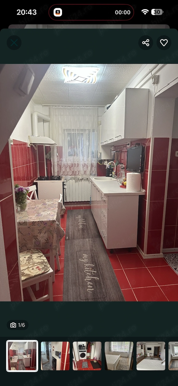 Vând apartament 2 camere mobilat parter cu beci foarte curat și înalt preț 30.000 negociabil — fotografia 1