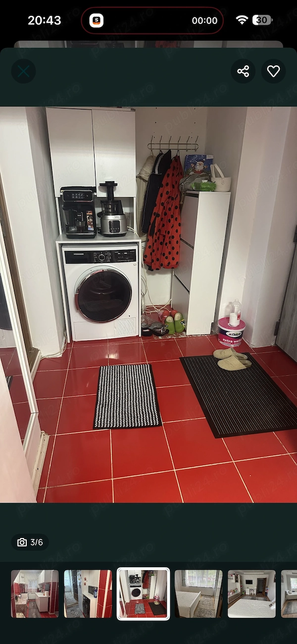 Vând apartament 2 camere mobilat parter cu beci foarte curat și înalt preț 30.000 negociabil — fotografia 3