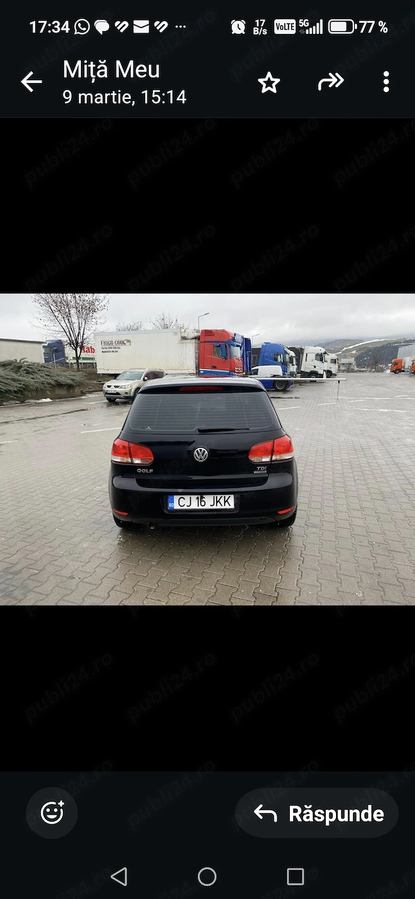 Vând Golf 6 1.6tdi