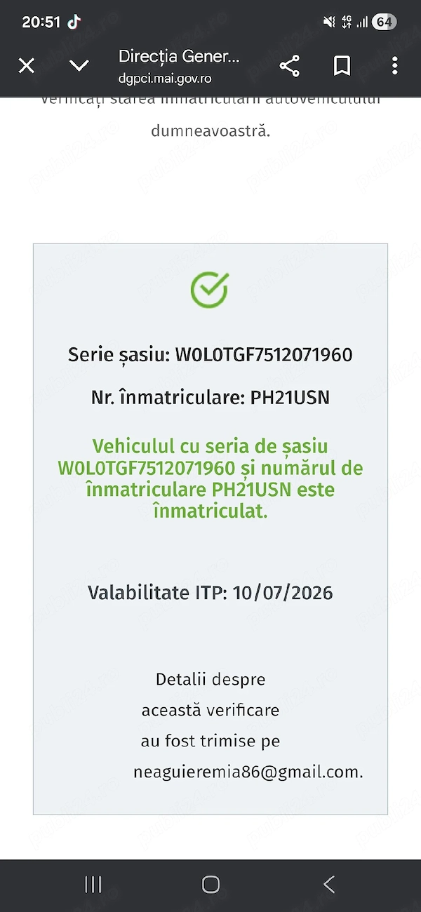 vand opel zafira 2.0 disel