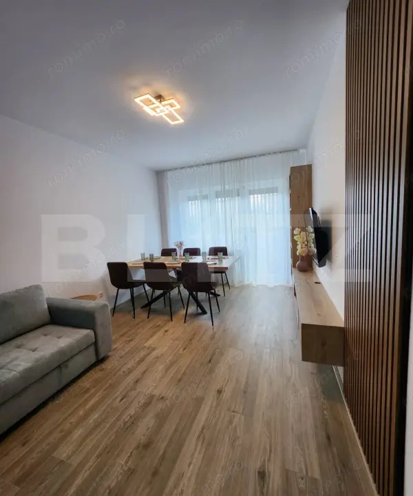 Apartament NOU, 2 camere, dressing, 55 mp, parcare, zona Terra — fotografia 3
