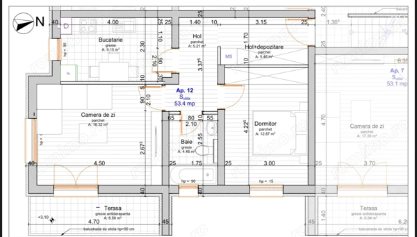 Apartament 2 camere Giroc, 53 mp, AC, smart home, zona Esso — fotografia 3