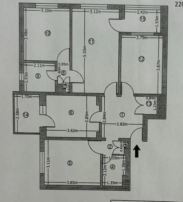 Apartament 4 camere, 88 mp | Zona Calea Rahova Șos. Antiaeriană — fotografia 1