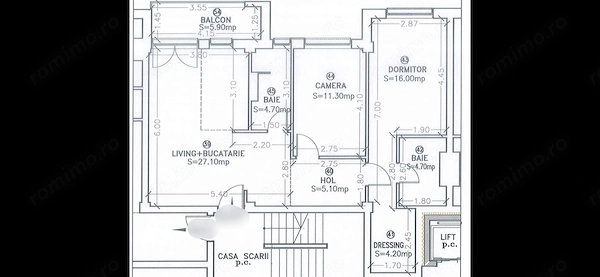Ap.3 camere- 2 bai- Bloc nou- Lift-Zona ESO- 73 mp utili+balcon 6 mp- Parcare inclusa — fotografia 2