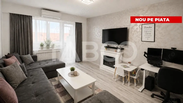 Apartament MODERN 3 camere MOBILAT UTILAT cu PIVNITA 80mpu Terezian — fotografia 3