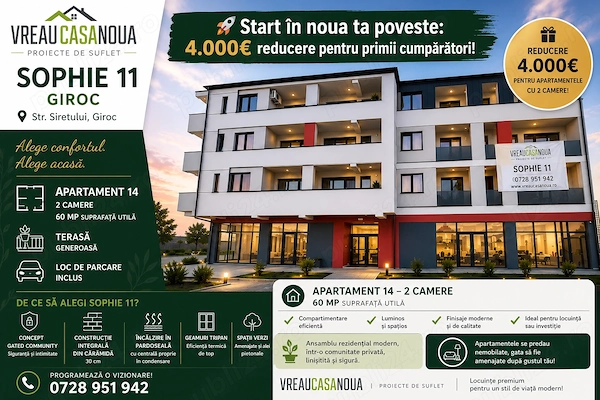 Apartament 2 camere in Ansamblul Rezidential Sophie 11 — fotografia 1