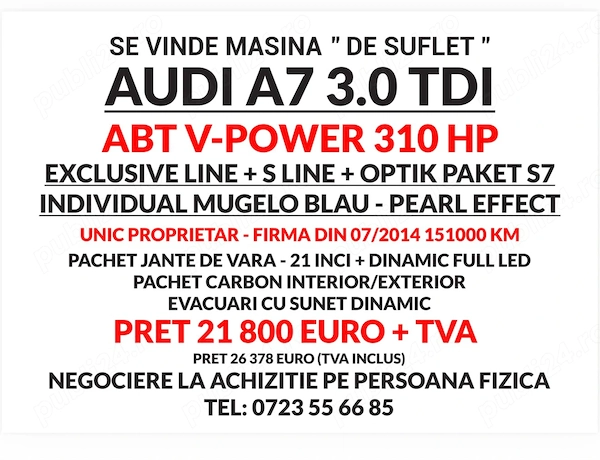 AUDI A7 2014 — imagine 8