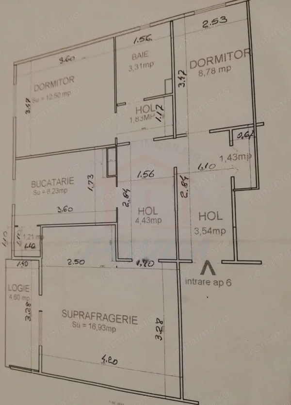 3 camere, Centru, etaj 3/4 — fotografia 3