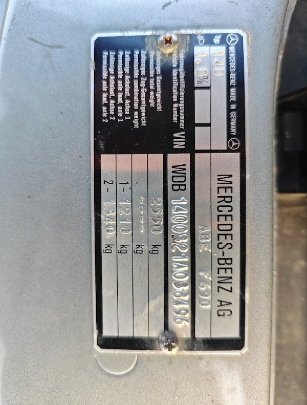 MERCEDES-BENZ S-Class 1991 — imagine 5