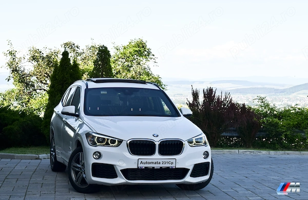 BMW X1 2.5D Bi-Turbo 231CP X - D R I V E (4x4 PERMANENT) Pachet M int ext camera marsarier panoram