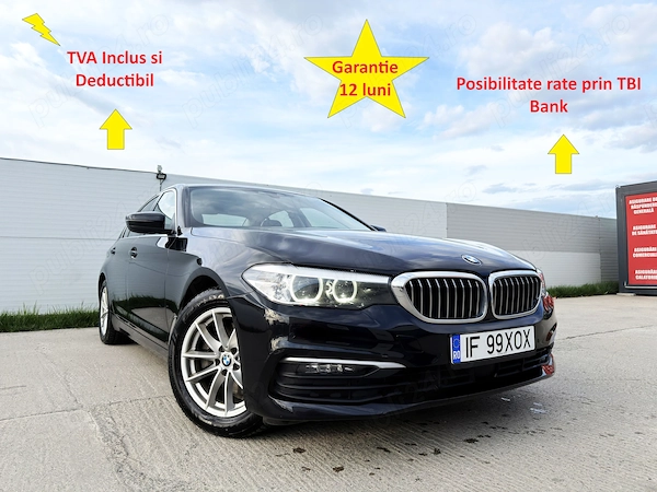 BMW 520D - G30 - An 11.2018 - Garantie 12 luni - TVA Inclus si deductibil - Posibilitate rate