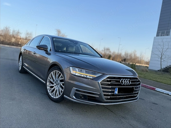Audi A8L, Long, Proprietar, Myld-Hybrid, B&O, Masaj, TV
