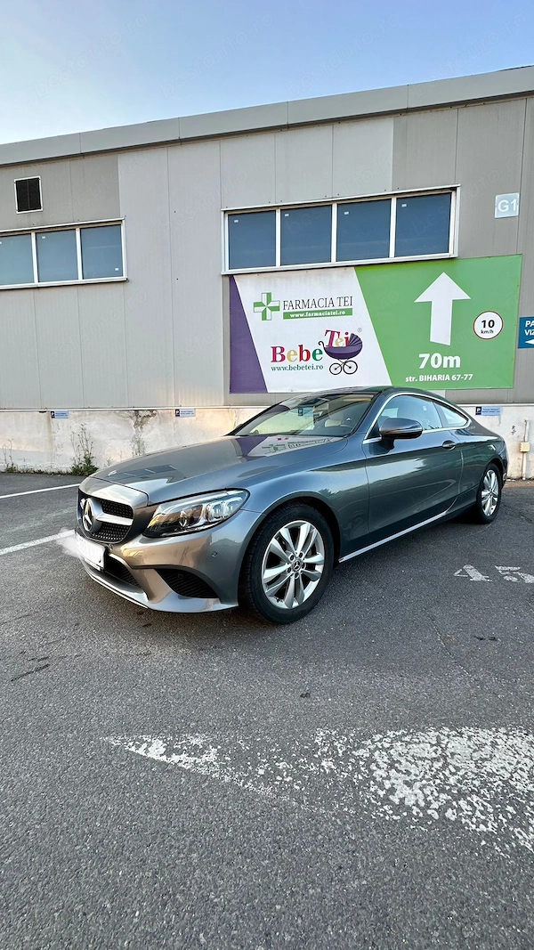 Vând Mercedes C Coupe 2019 Gri Hybrid