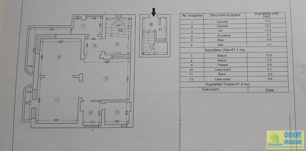 Centru, Ferdinand, de vanzare apartament 2 camere, etaj 1 — fotografia 1