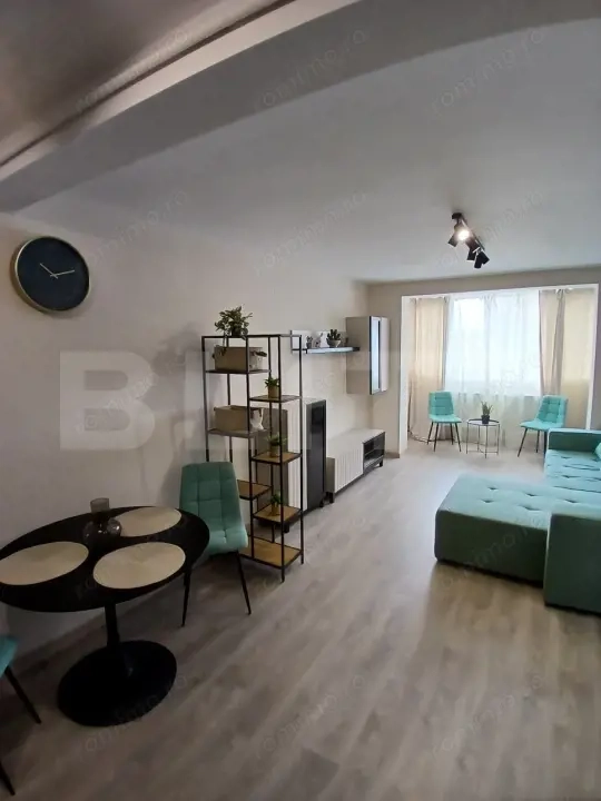 Apartament 2 camere open space de 52mp, utilat și mobilat modern — fotografia 3
