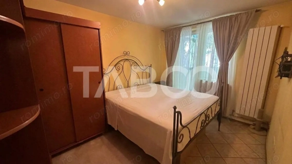 Apartament mobilat utilat 3 camere cu balcon zona Rahovei Sibiu — fotografia 2