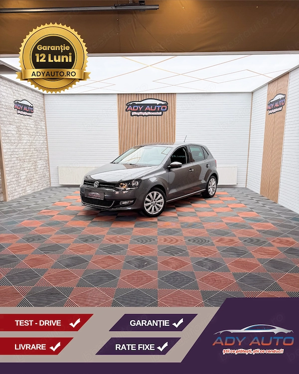 VW POLO. 1,4 Benzina .Ancantara . Clima. Euro 5 . RAR+ITP.Garantie 12 luni. Buy-Back. Test-Drive .