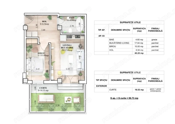 Apartament 2 camere, 40.20 mp, zona Galata — fotografia 1