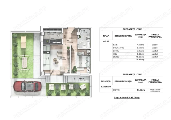 Apartament 2 camere, 39 mp, loc de parcare inclus, zona Galata — fotografia 1