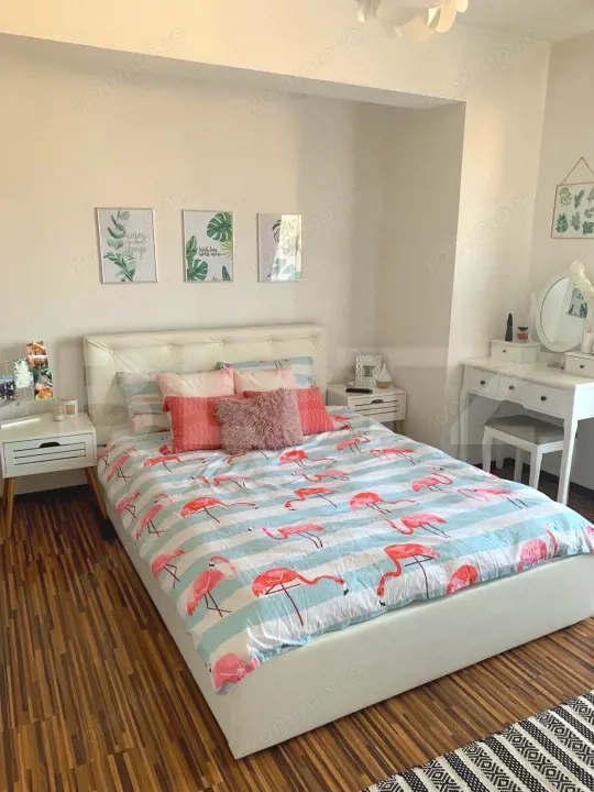 Apartament 3 camere, 59 mp, 2 balcoane, etaj intermediar, Florilor — fotografia 2