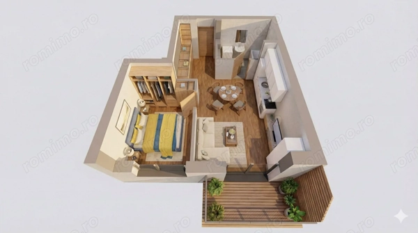 Apartament nou 2 camere în ARED AFI – Cel mai mic preț - comision 0 — fotografia 1