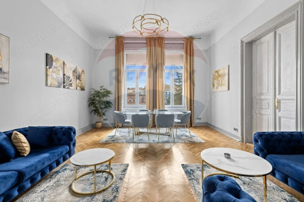 Apartament de lux în clădire patrimoniu, ultracentral– Palatul Nadasdy — fotografia 1