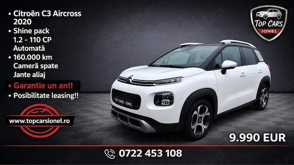 Citroen C3 Aircross Automat 2020