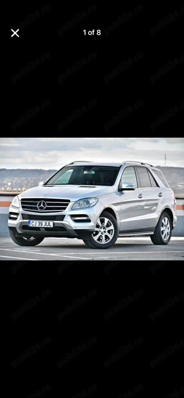 Vând Mercedes ML250 4MATIC EURO6 -Primul Proprietar în România