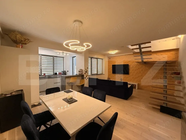 Apartament 4 camere, 112.05 mp, 2 niveluri, curte, loc de parcare, Ultracentral — fotografia 1