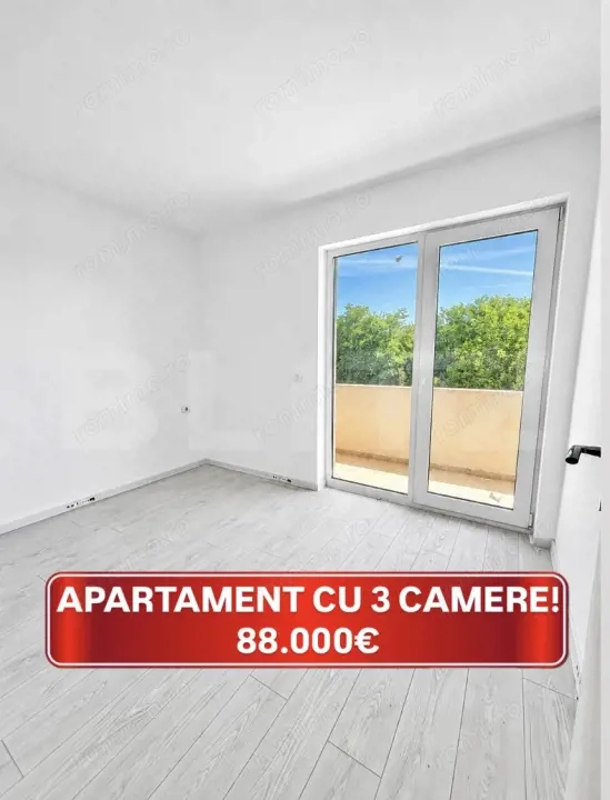 SUPER PRET! APARTAMENT CU 3 CAMERE! Giroc — fotografia 1