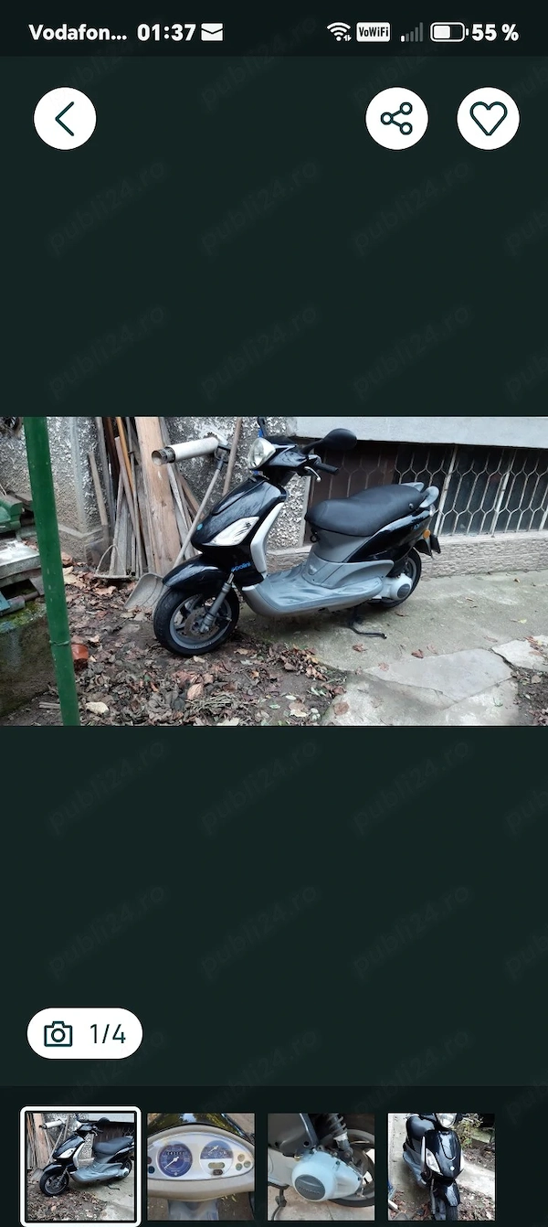 Vand Piaggio Fly 50 2 T