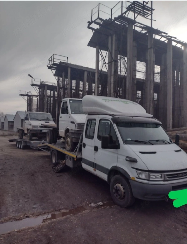 Vând schimb Iveco daily 60C17 autoplatforma platforma masini utilaje t
