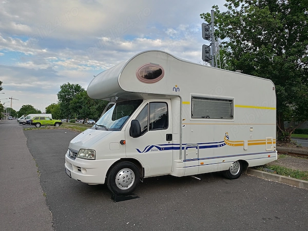 Autorulotă Fiat Ducato Mobilvetta 2002 | 6 Locuri | 85.000 km | Complet Autonomă (Off-Grid)