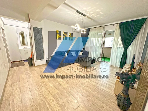 2 camere mobilate si utilate LUX, Brazda, etaj2 cu lift, centrala termica, bloc nou — fotografia 2